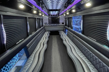 Menifee Party Bus Interior