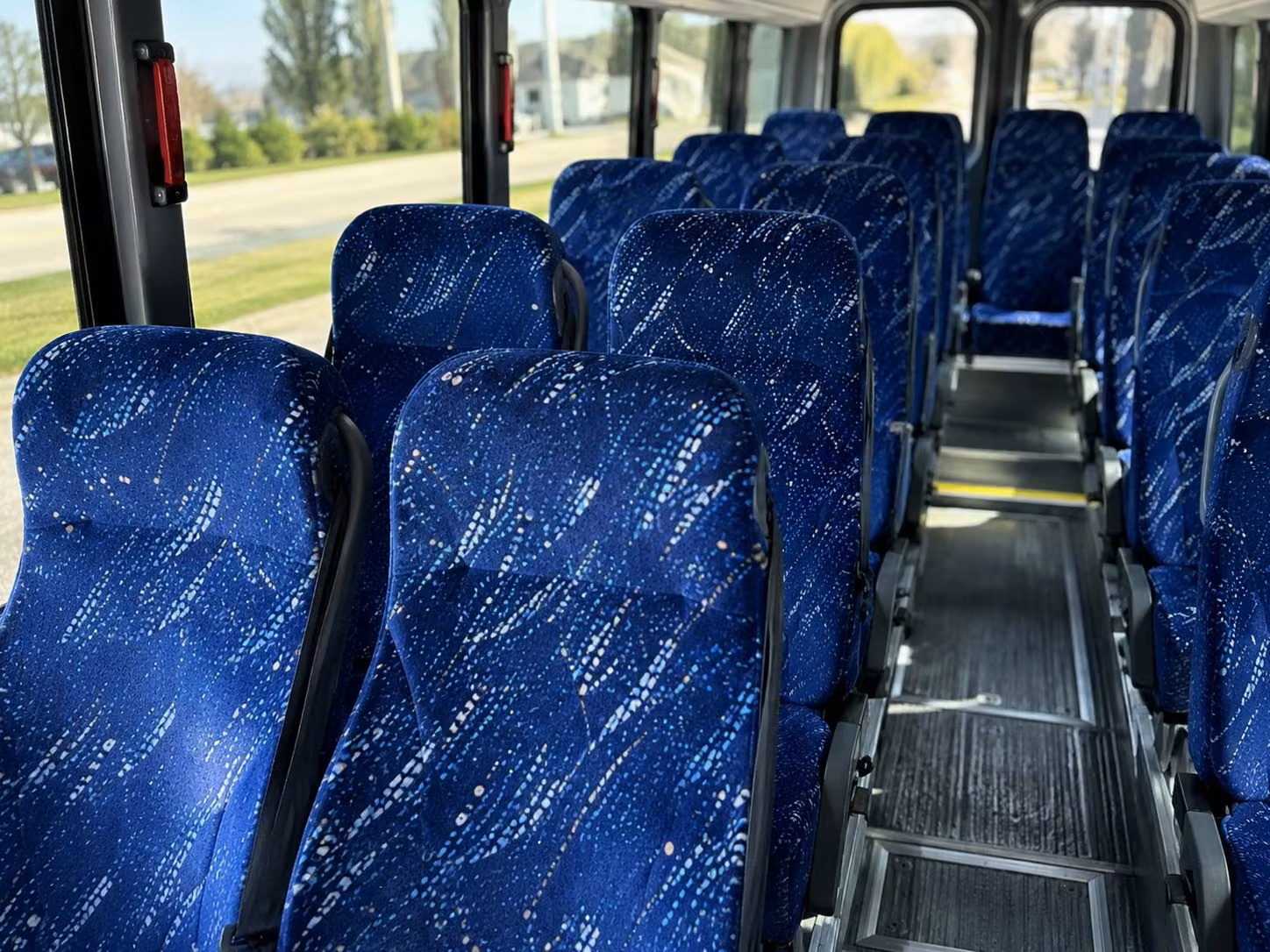 18 passenger minibus interior