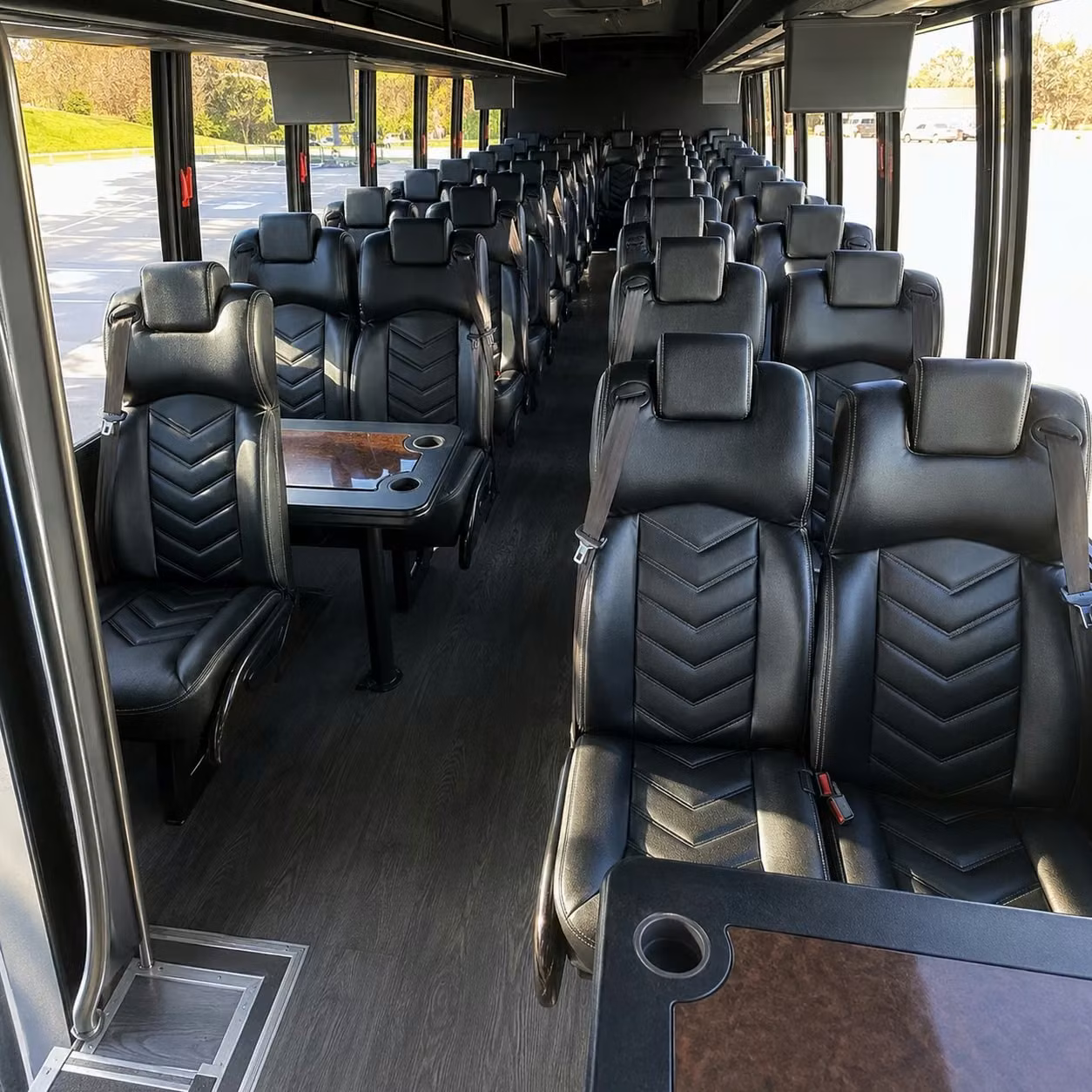 25 passenger minibus interior