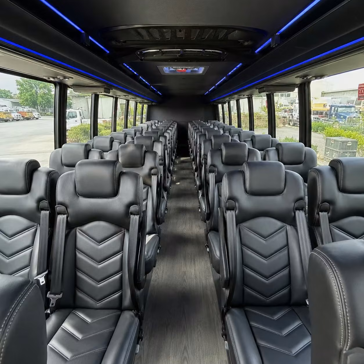 35 passenger minibus interior