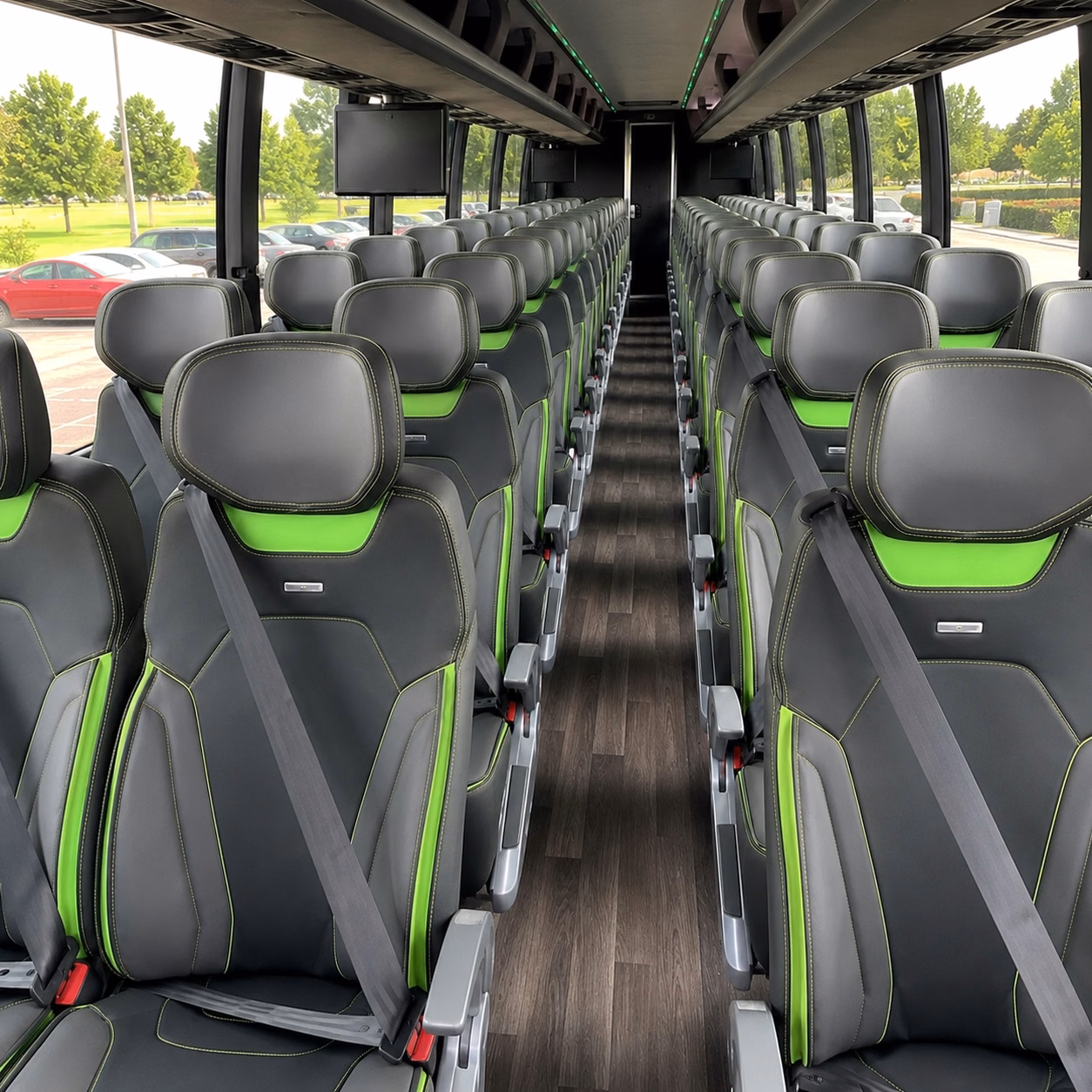 menifee charter bus interior