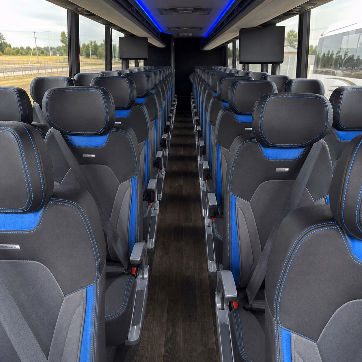 rent a charter bus for large wedding guest groups traveling across the 215 corridor